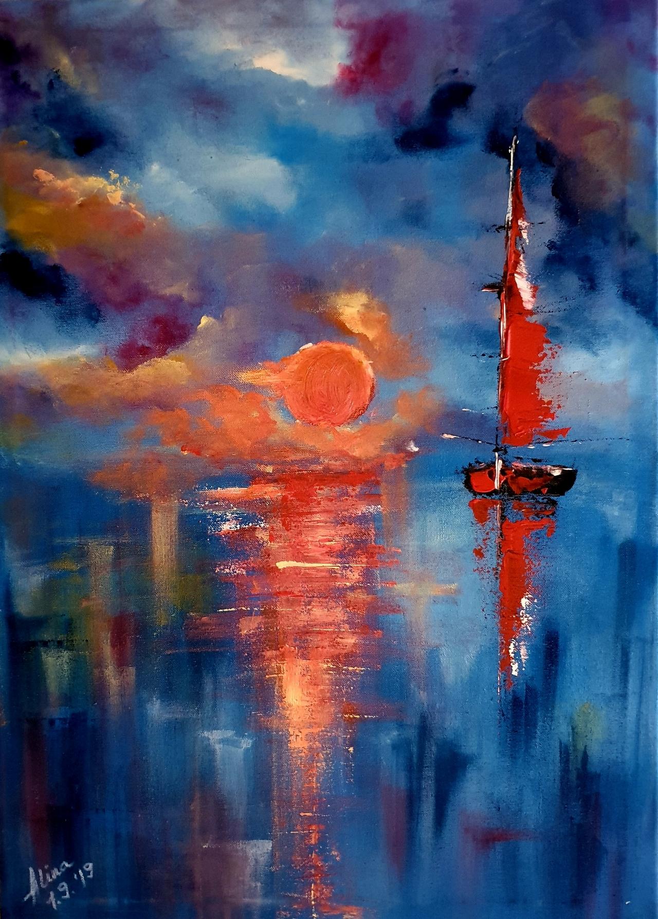 ArteDiAlina.com painting: Love will set you free
